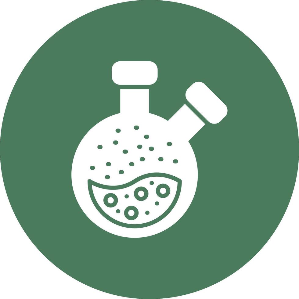 Flask Glyph Multi Circle Icon vector