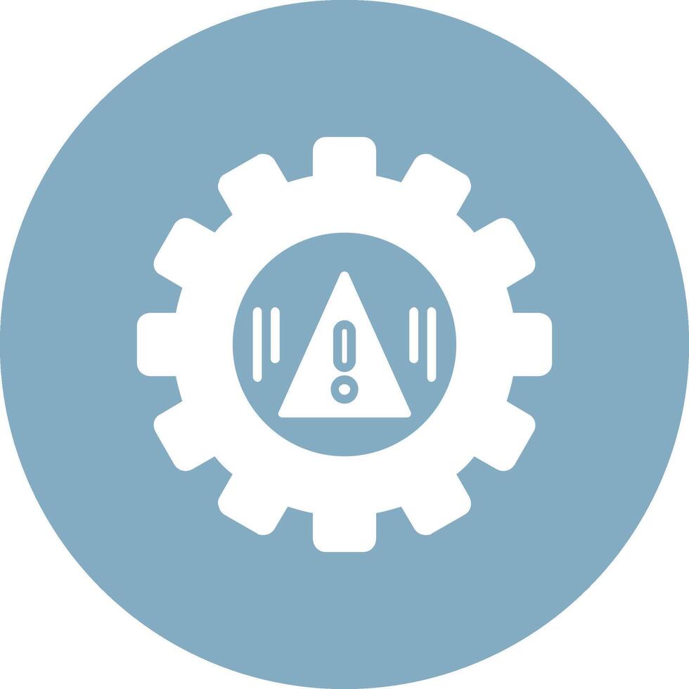 Risk Management Glyph Multi Circle Icon vector