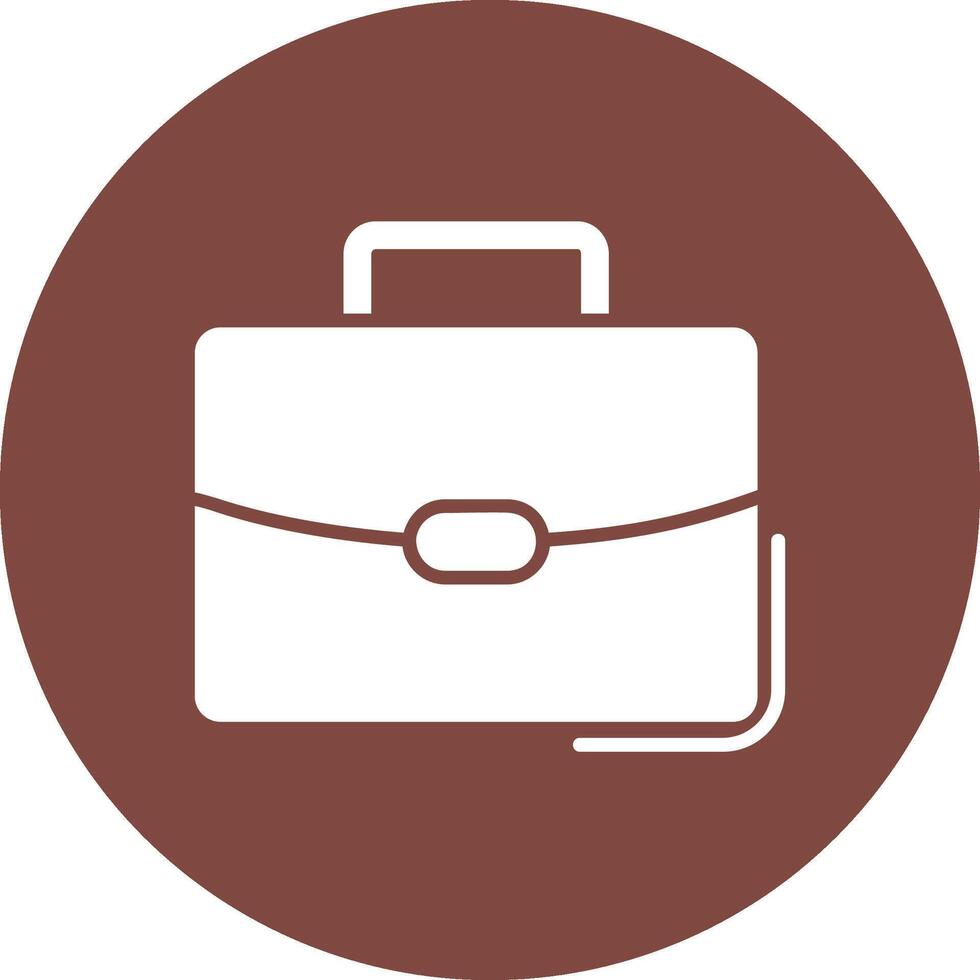 Bag Glyph Multi Circle Icon vector