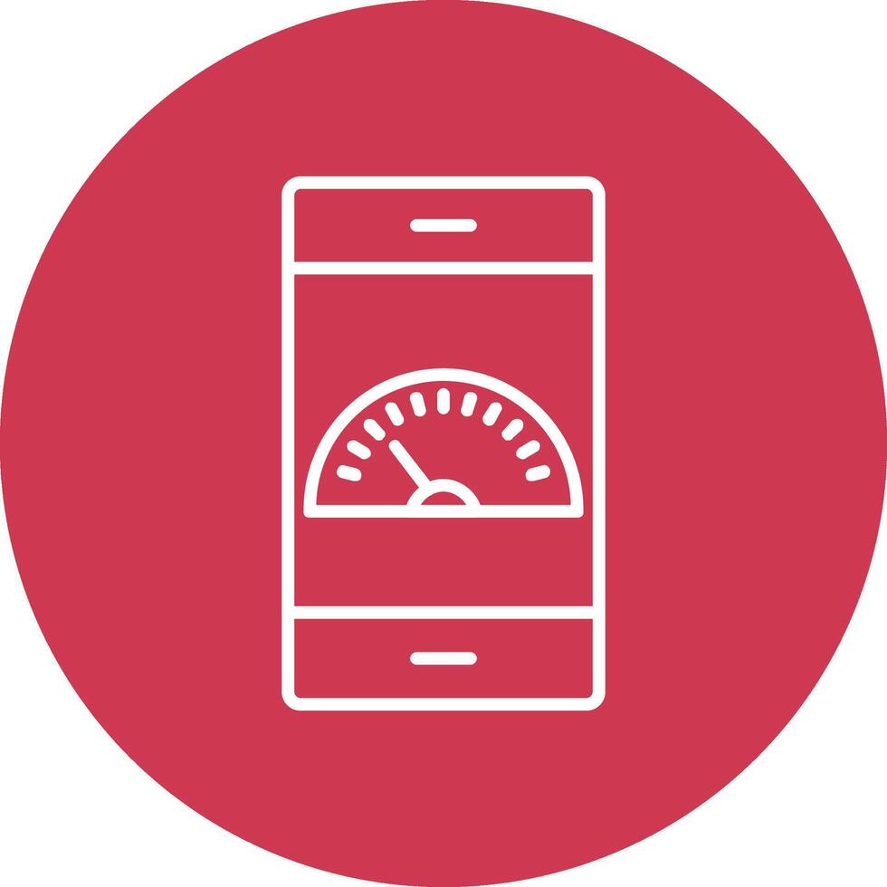 Dashboard Line Multi Circle Icon vector