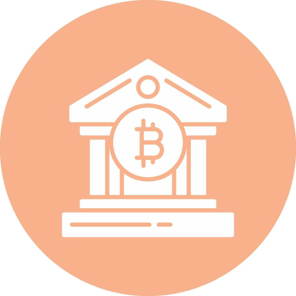 Bank Bank Glyph Multi Circle Icon vector