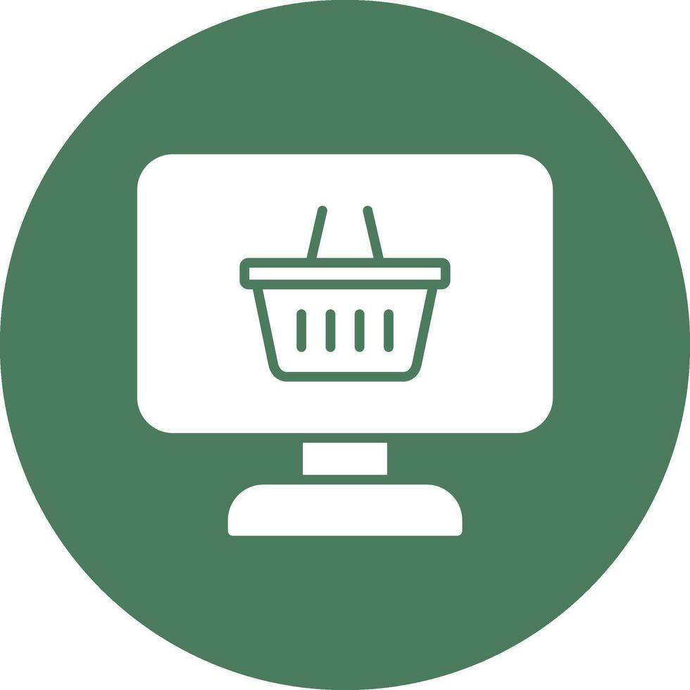 OnGlyph Multi Circle Shop Glyph Multi Circle Icon vector
