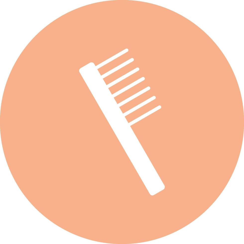 Comb Glyph Multi Circle Icon vector