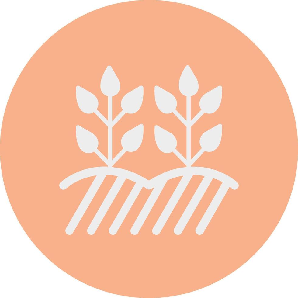Field Glyph Multi Circle Icon vector