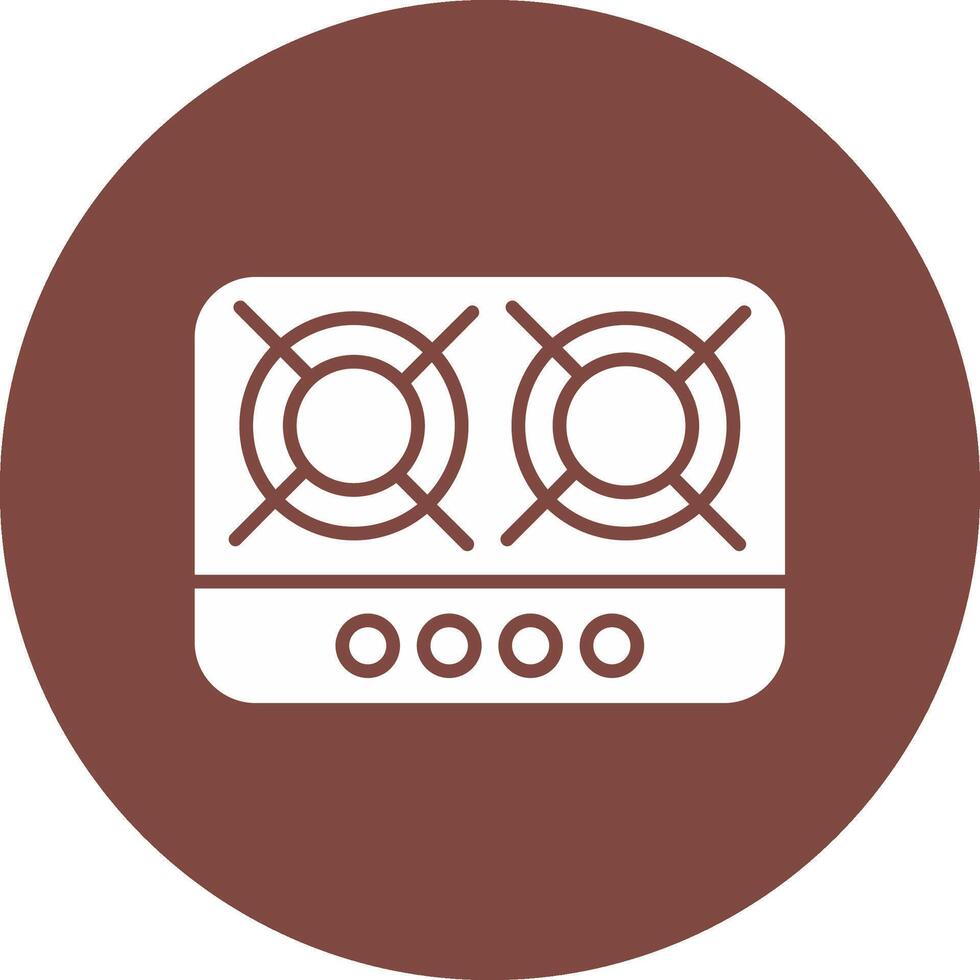 Hob Glyph Multi Circle Icon vector