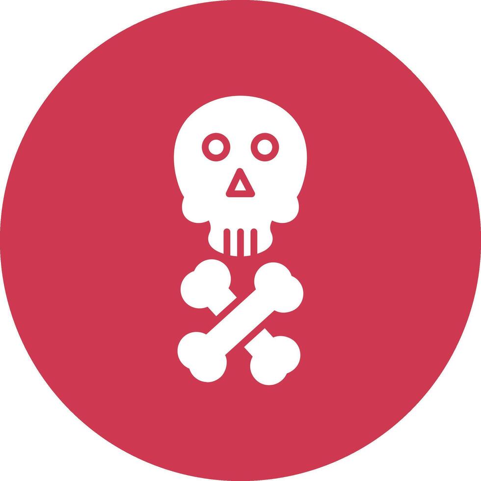 Death Glyph Multi Circle Icon vector