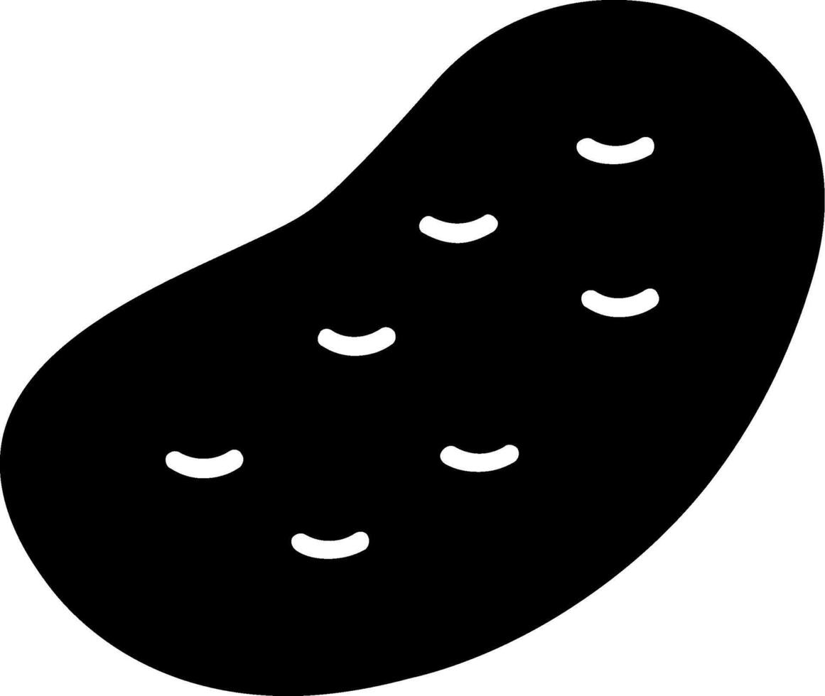 Potato Glyph Icon vector