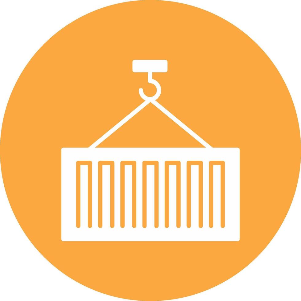 Container Glyph Multi Circle Icon vector