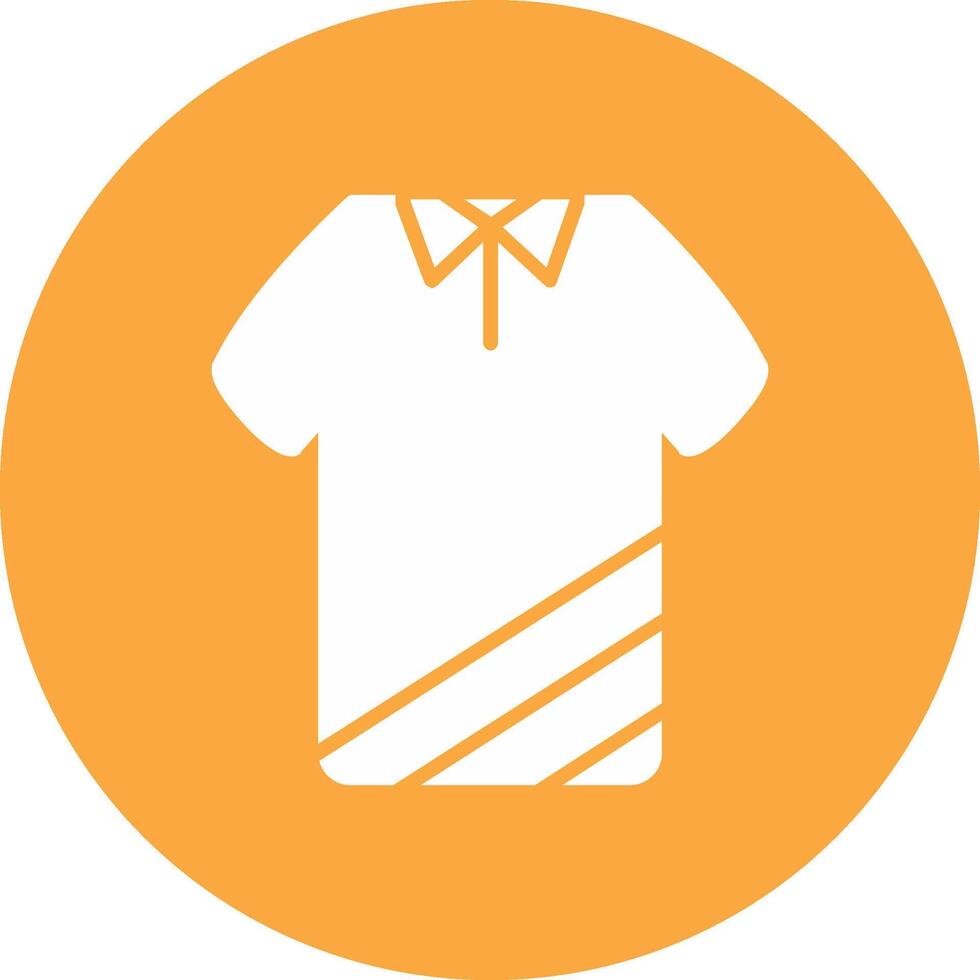 T Shirt Glyph Multi Circle Icon vector