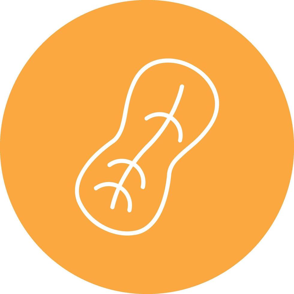 Peanut Line Multi Circle Icon vector