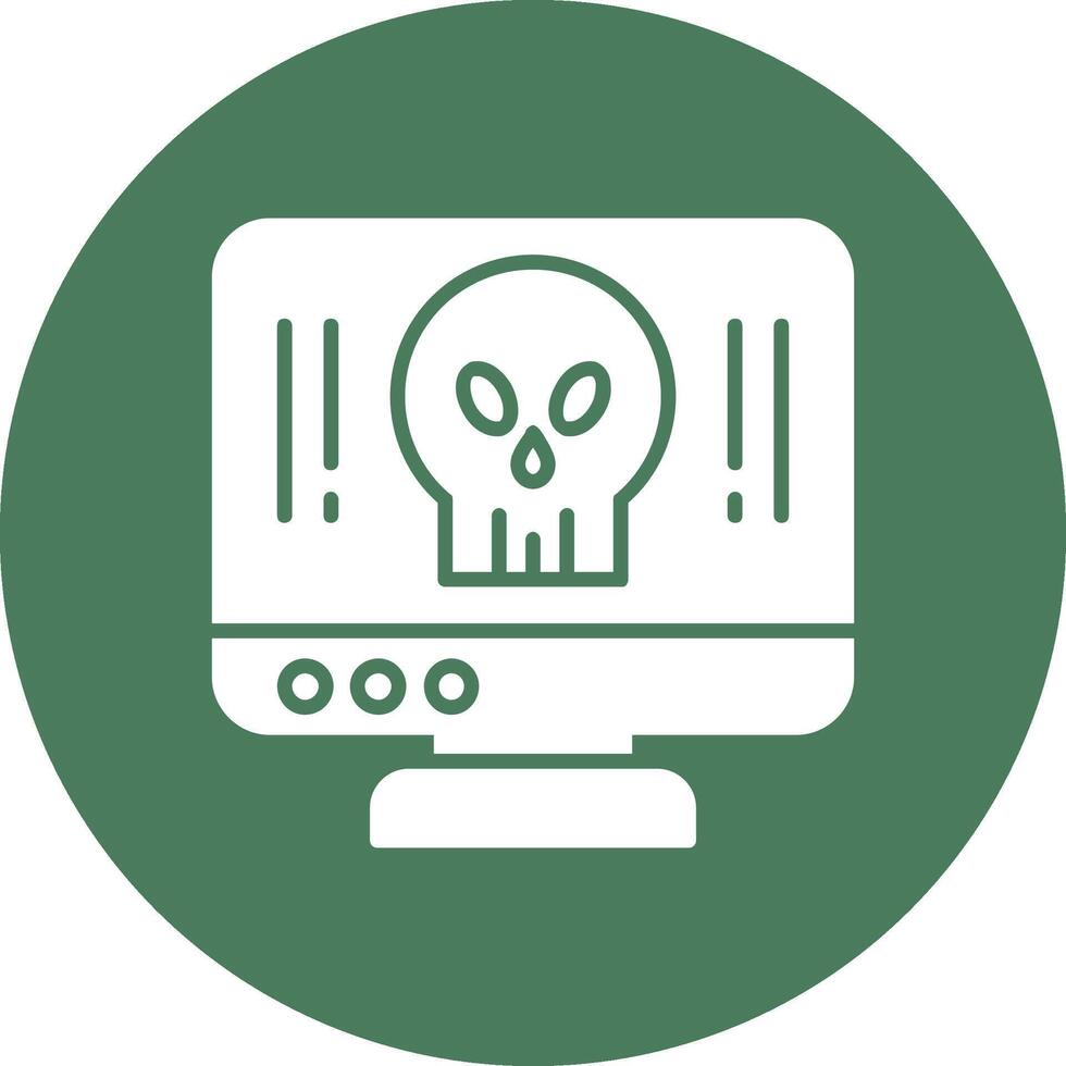 Computer Glyph Multi Circle Icon vector