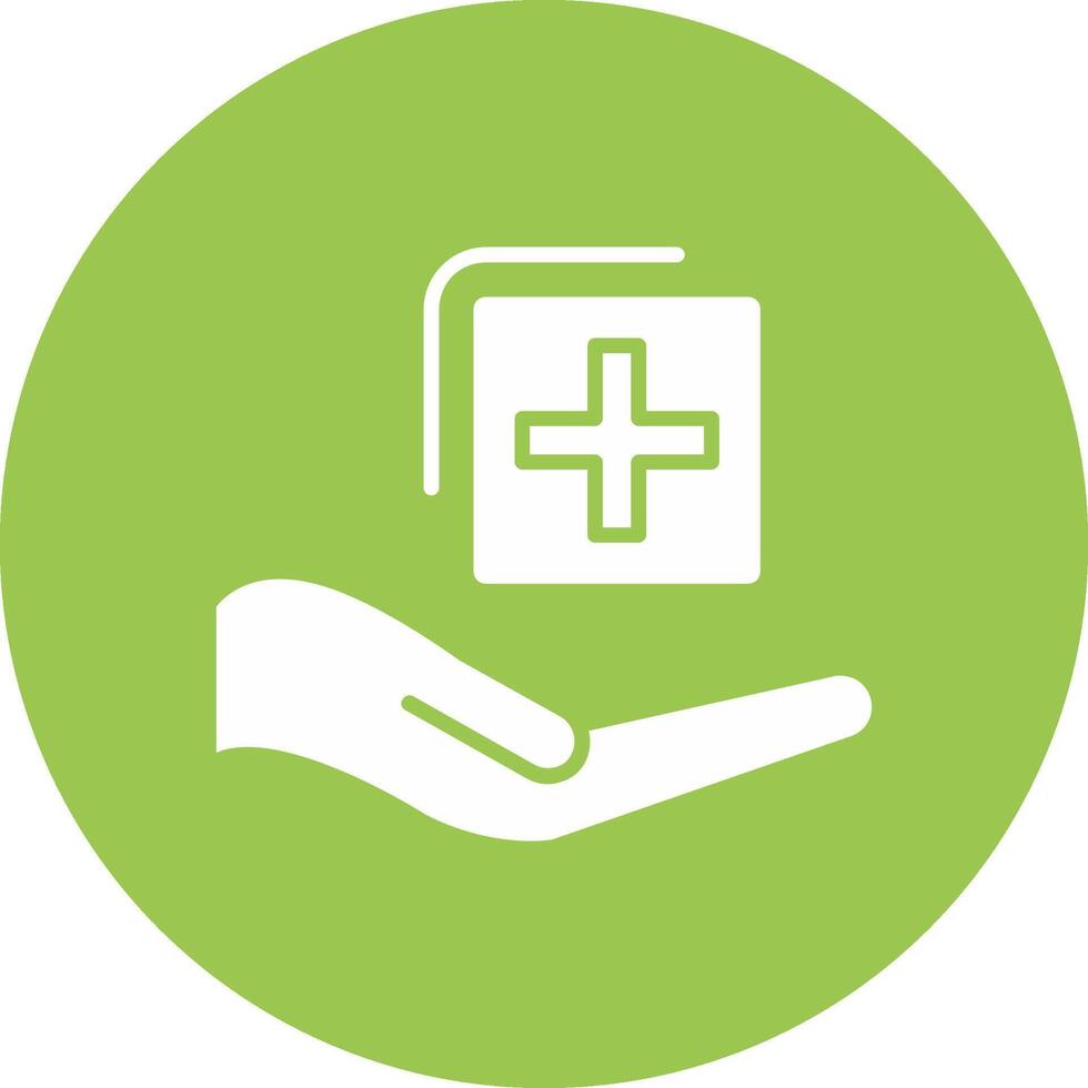 Medical Suppot Glyph Multi Circle Icon vector
