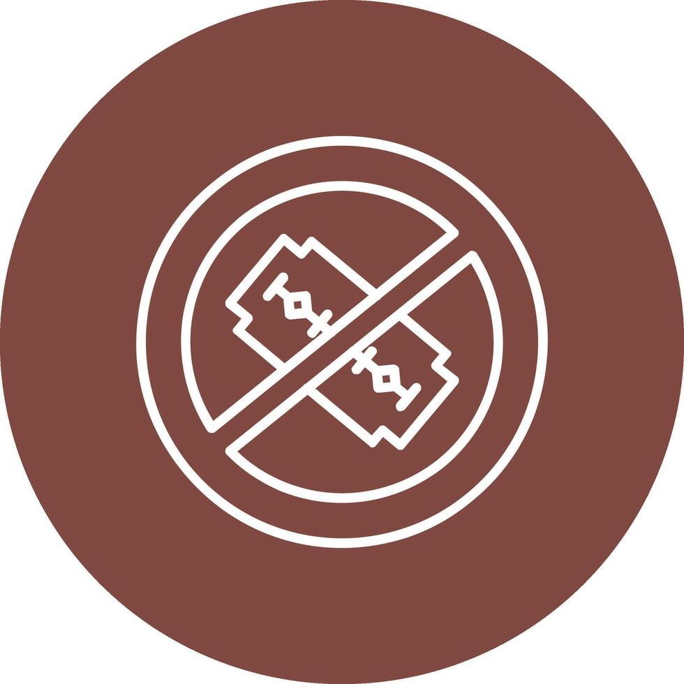No Blade Line Multi Circle Icon vector