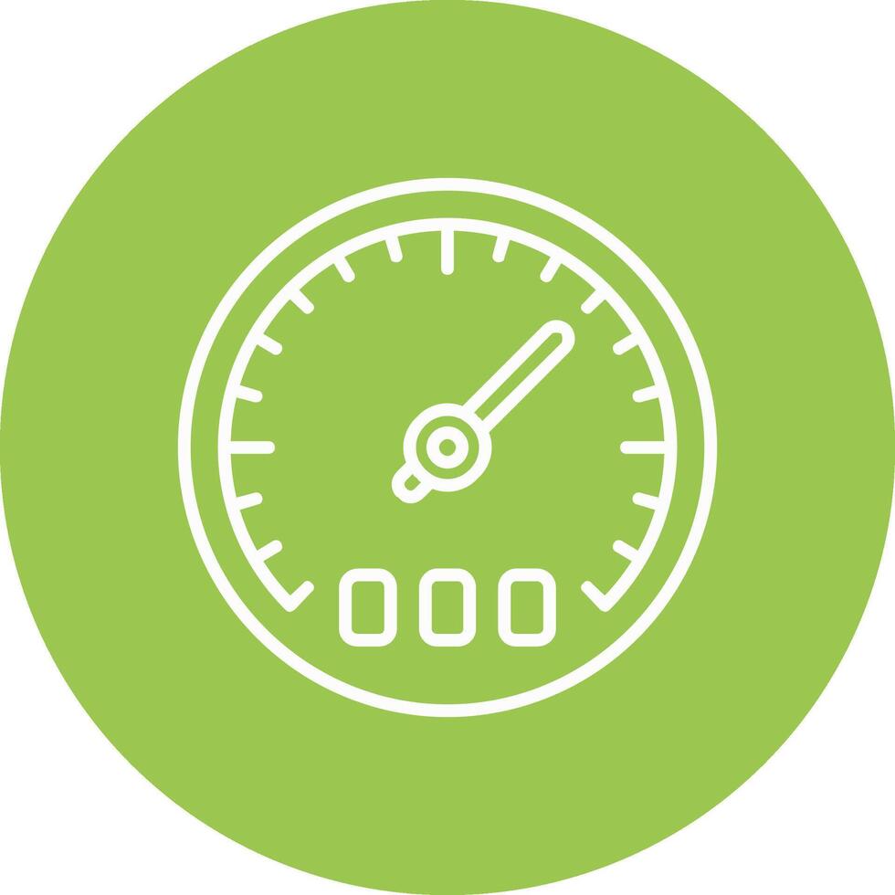 Thermostat Line Multi Circle Icon vector