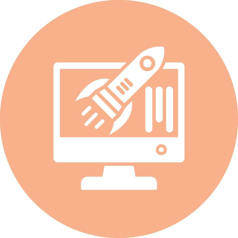 Startup Glyph Multi Circle Icon vector