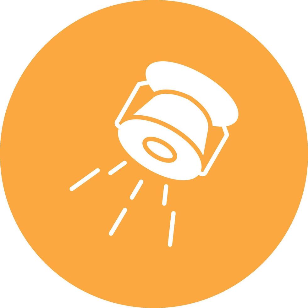 Spotlight Glyph Multi Circle Icon vector
