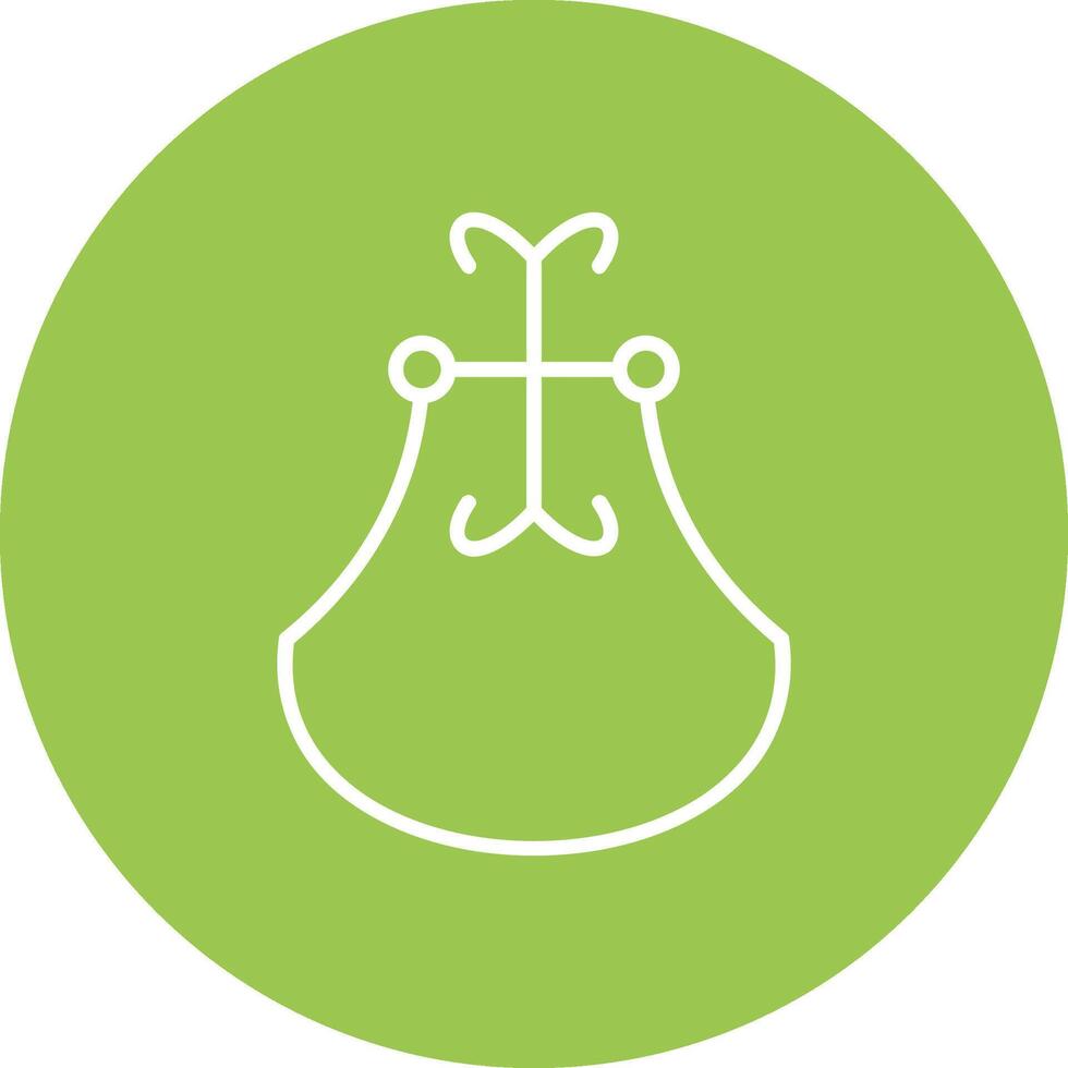 Door Knocker Line Multi Circle Icon vector