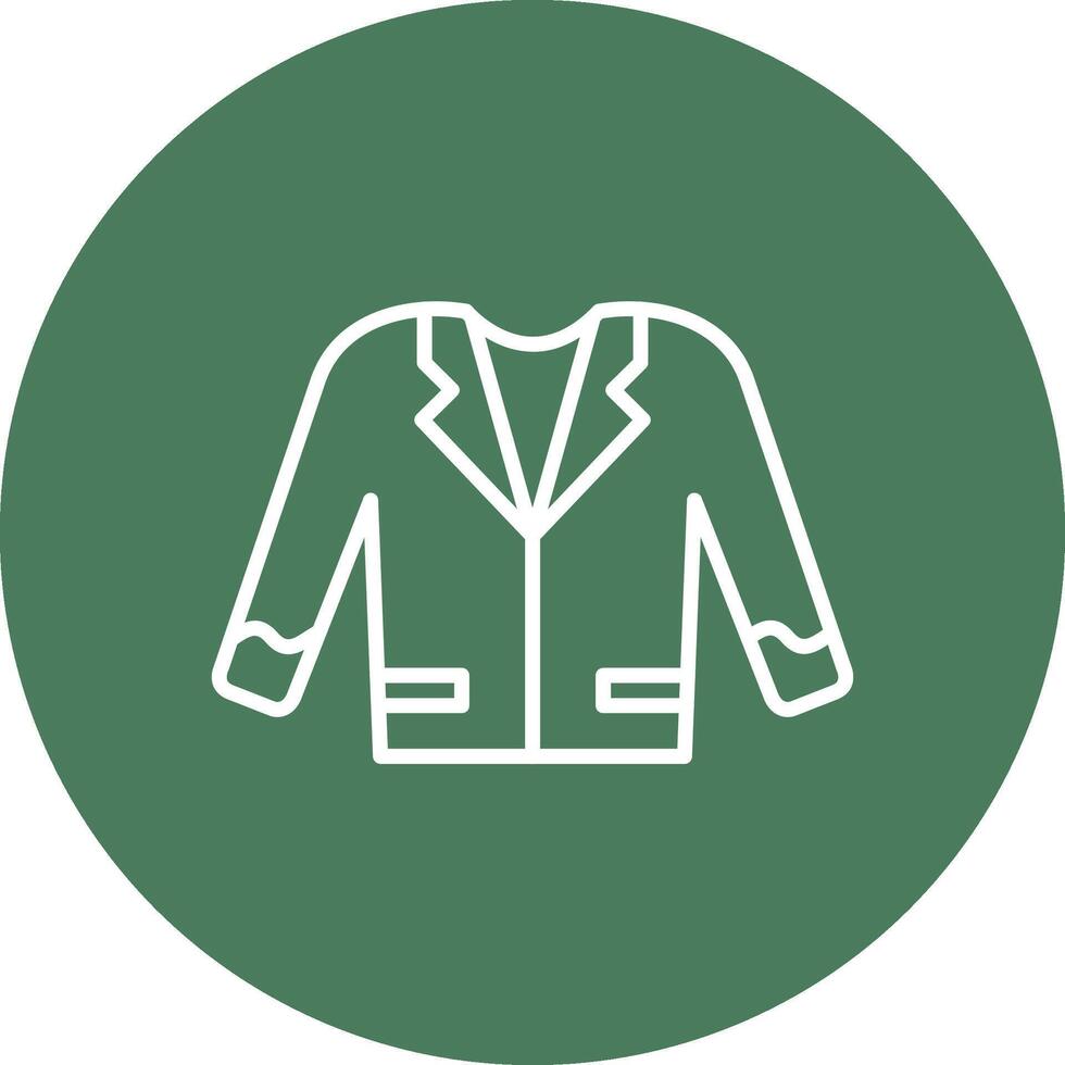 Suit Line Multi Circle Icon vector