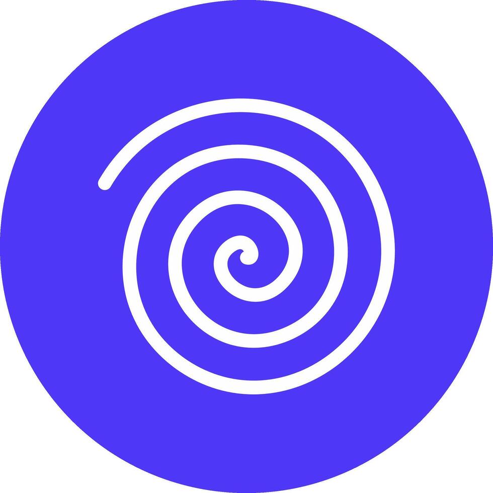 Spin Drum Glyph Multi Circle Icon vector