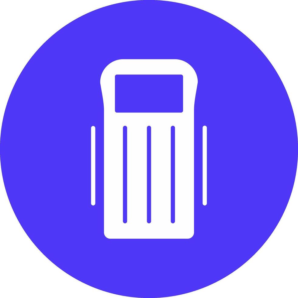 Float Glyph Multi Circle Icon vector