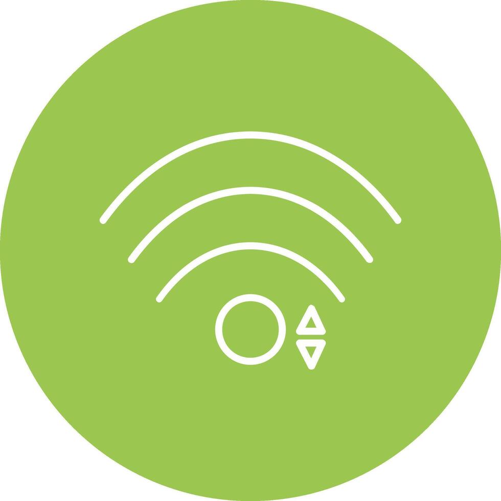 Wifi Line Multi Circle Icon vector