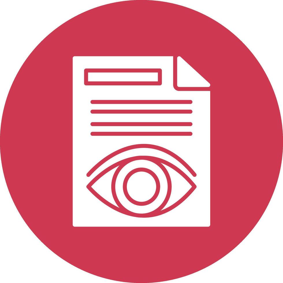 Document Glyph Multi Circle Icon vector
