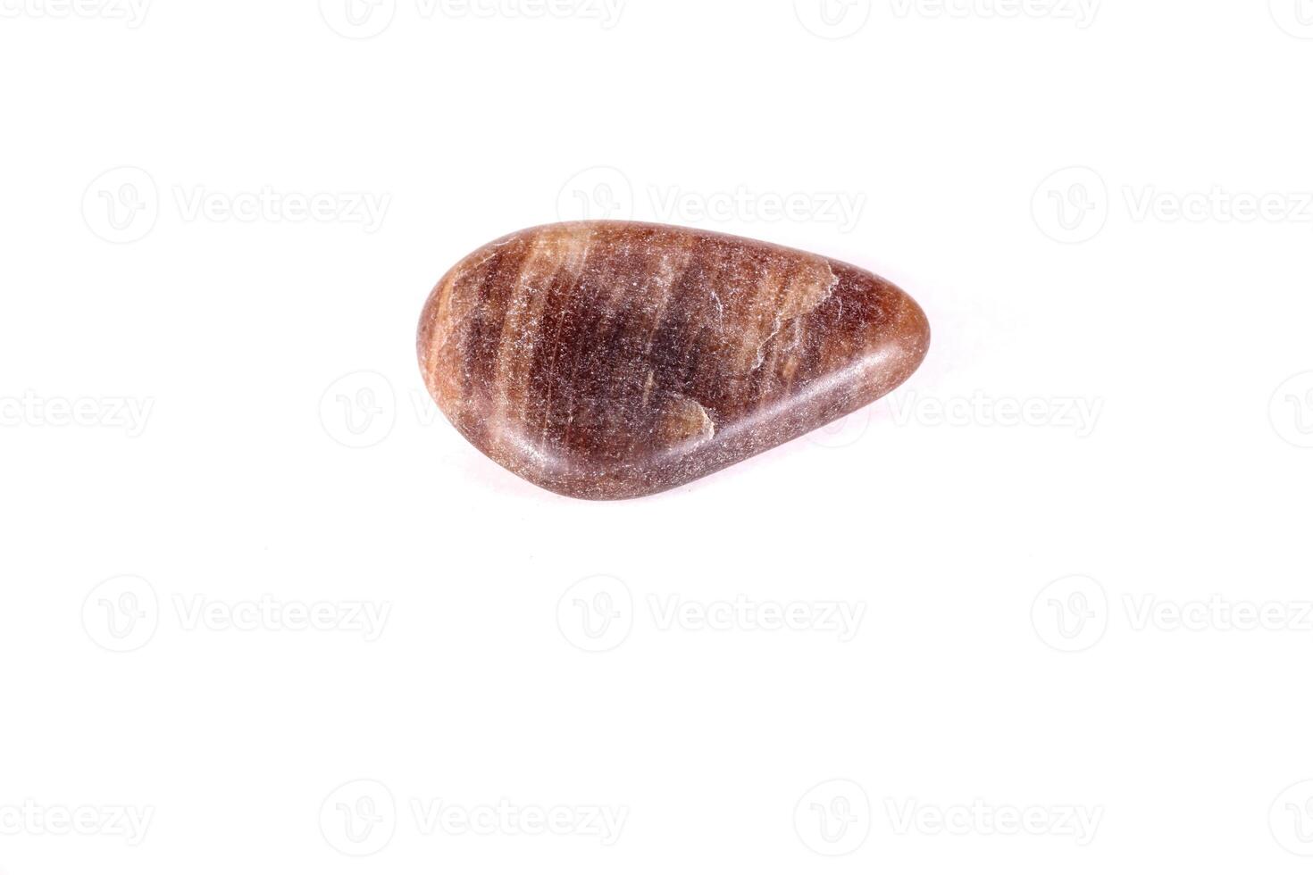 Macro mineral stone jasper on a white background photo