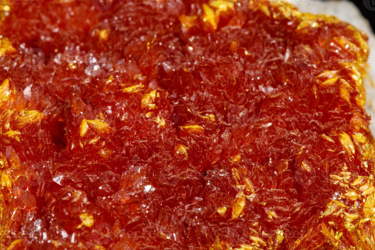 Macro Mineral Stone Orpiment on Black Background photo