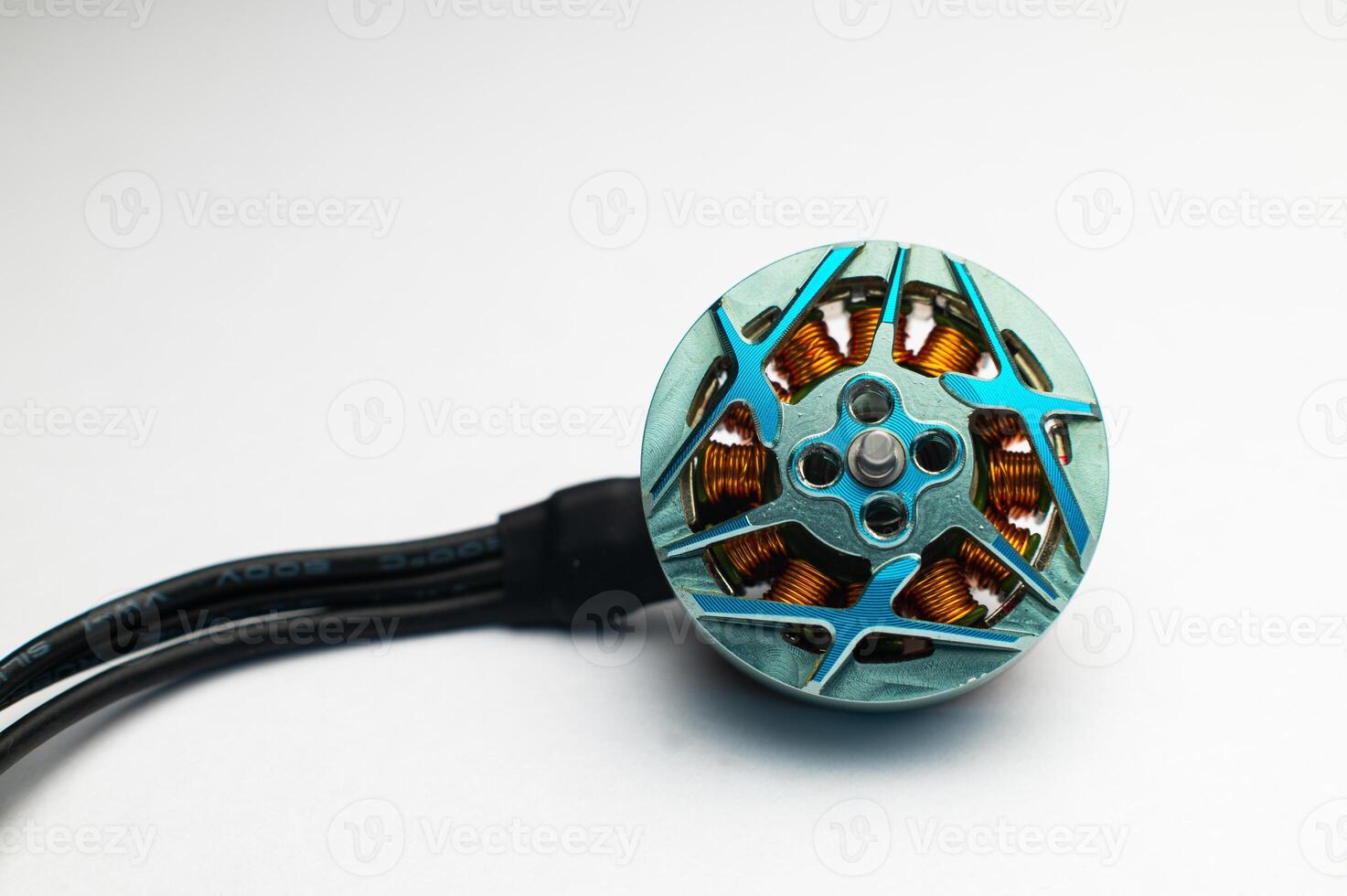 A small brushless motor for assembling an FPV quadcopter. Brushless electric motor photo