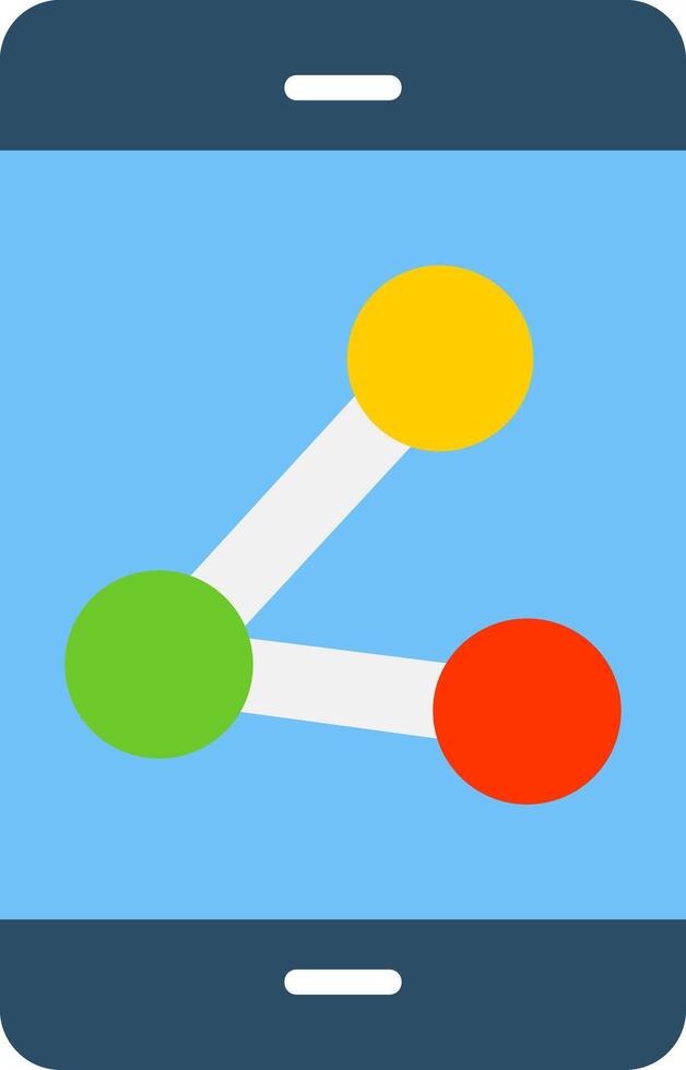Share Flat Icon Design vector