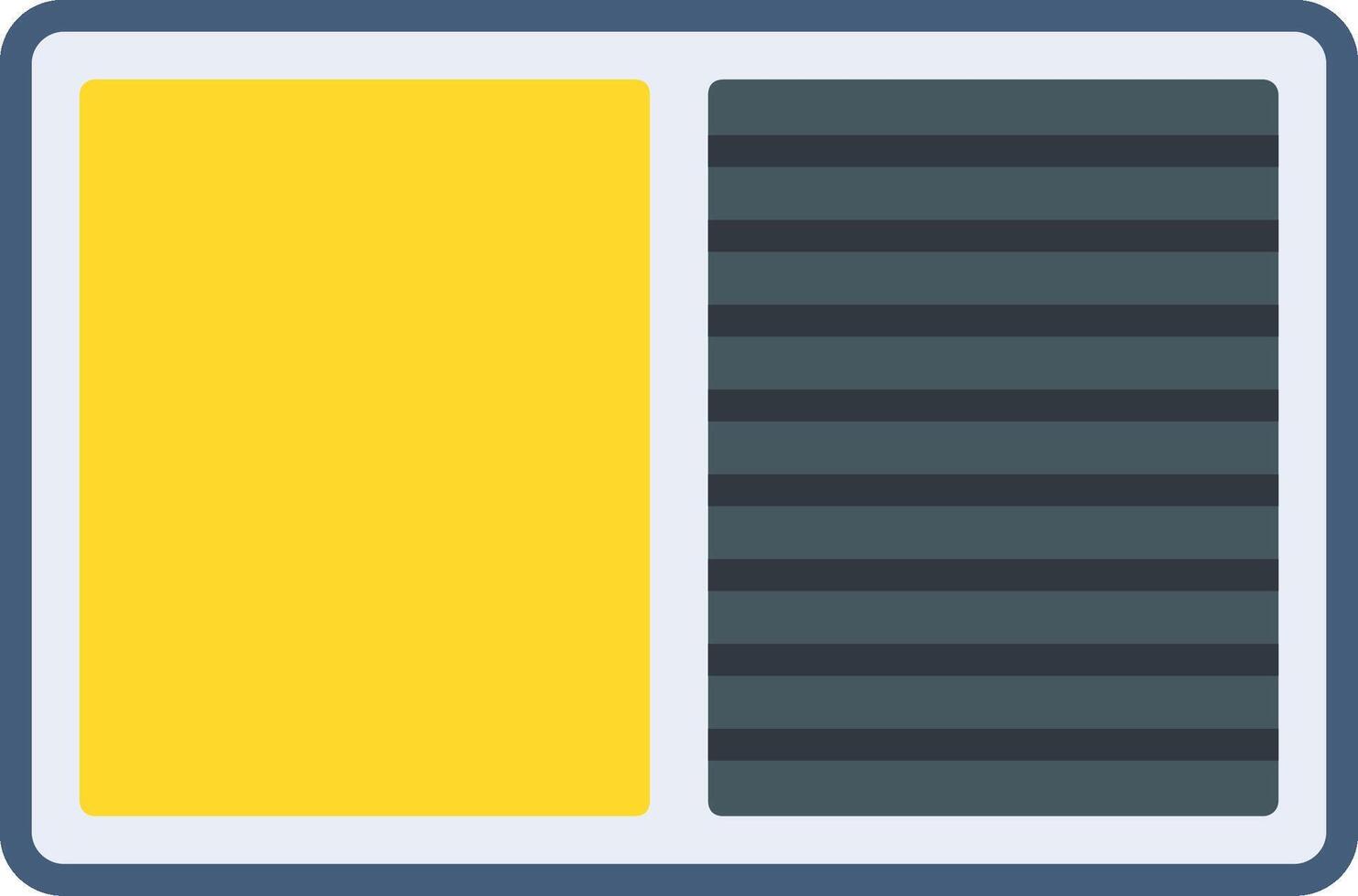 Contrast Flat Icon Design vector
