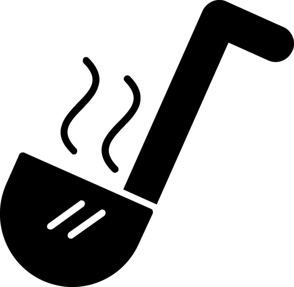 Ladle Glyph Icon Design vector