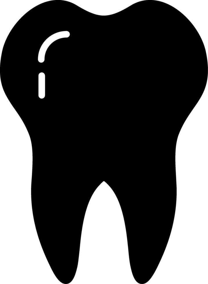 Dental Glyph Icon Design vector