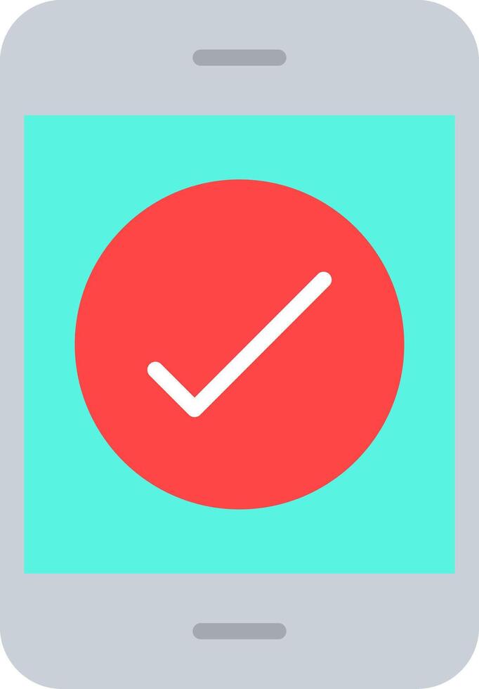 Phone Flat Icon Design vector