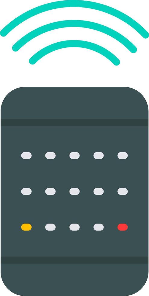 Remote Control Flat Icon Design vector