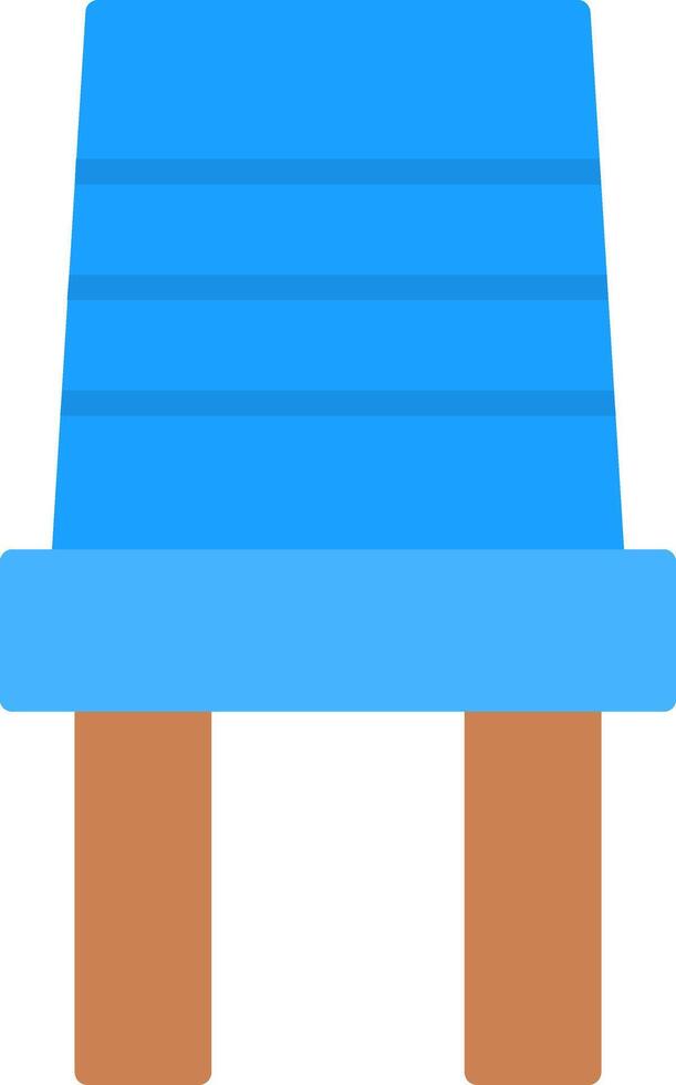 Chair Flat Icon Design vector