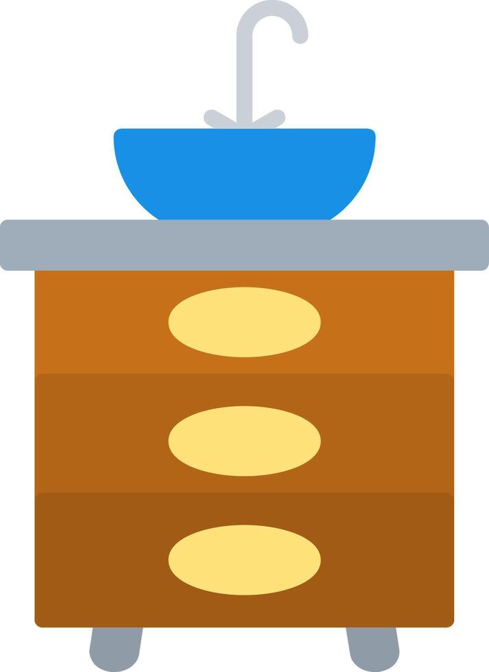 Sink Flat Icon Design vector