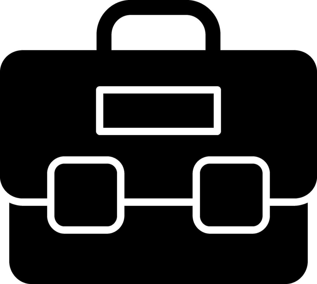 Work Glyph Icon Design vector