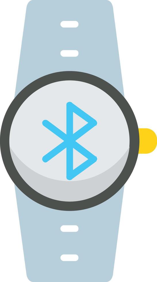 Bluetooth Flat Icon Design vector