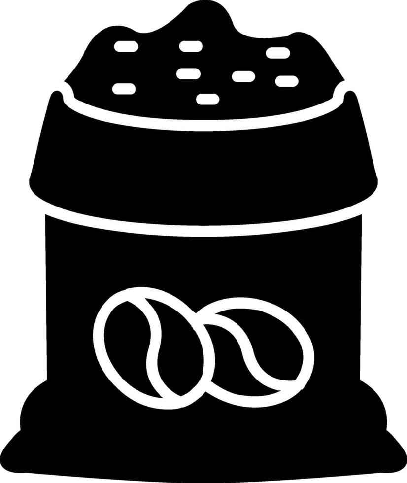 Bean Bag Glyph Icon Design vector