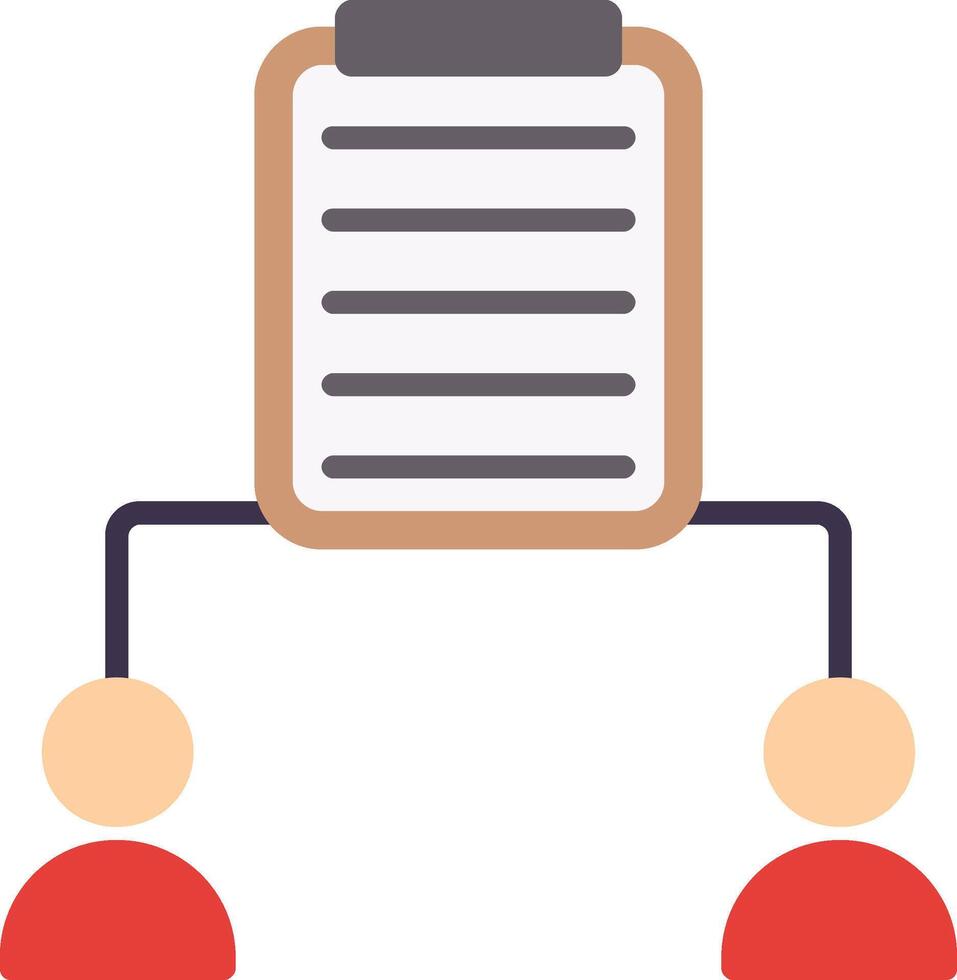 Clipboard Flat Icon Design vector