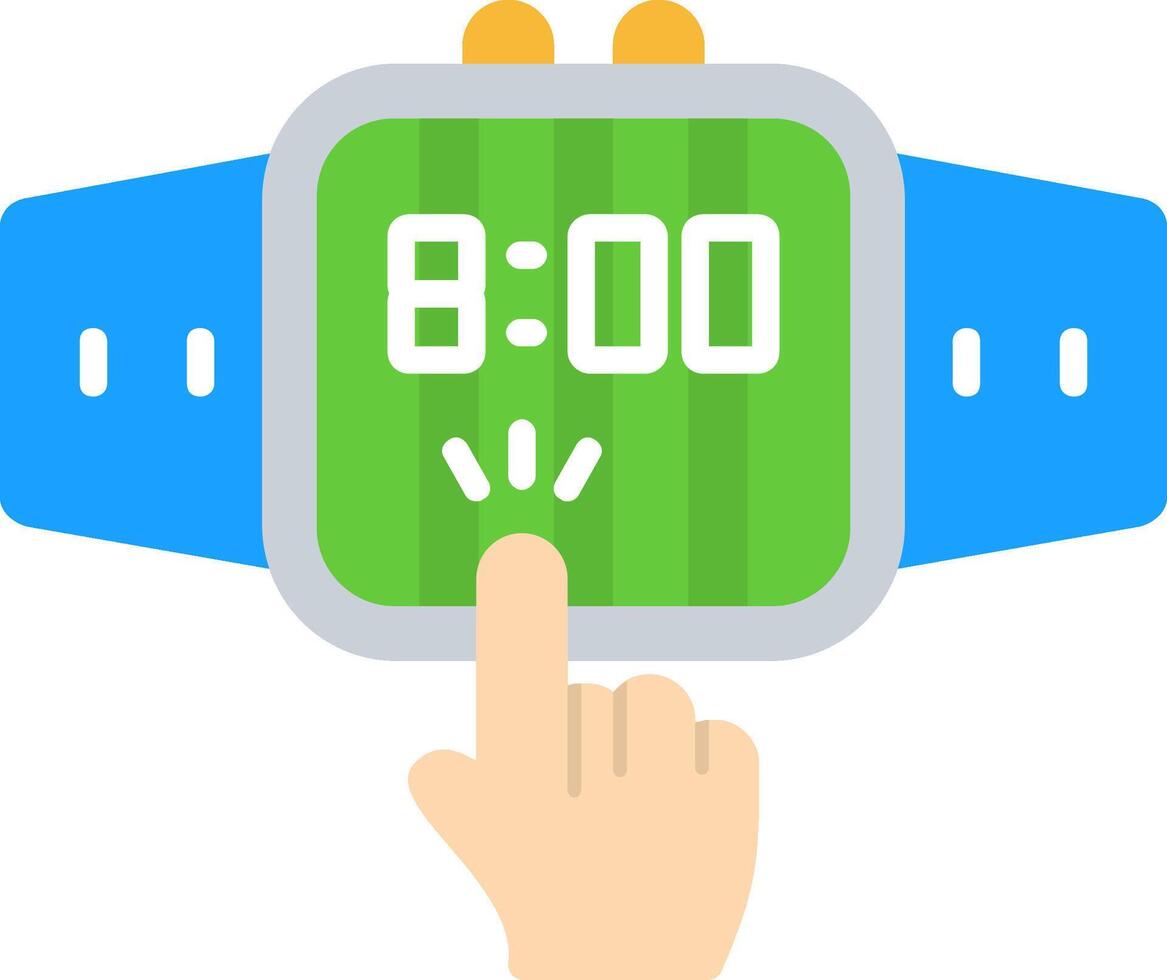 Touchscreen Flat Icon Design vector