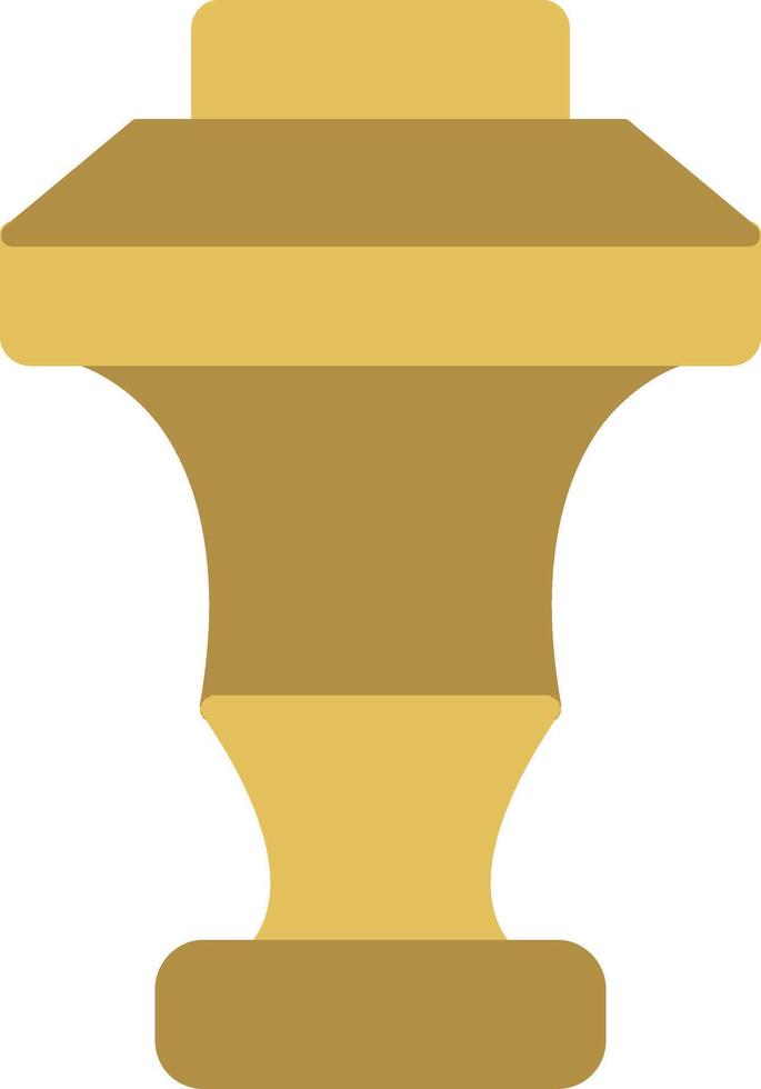 Curtain Top Flat Icon Design vector