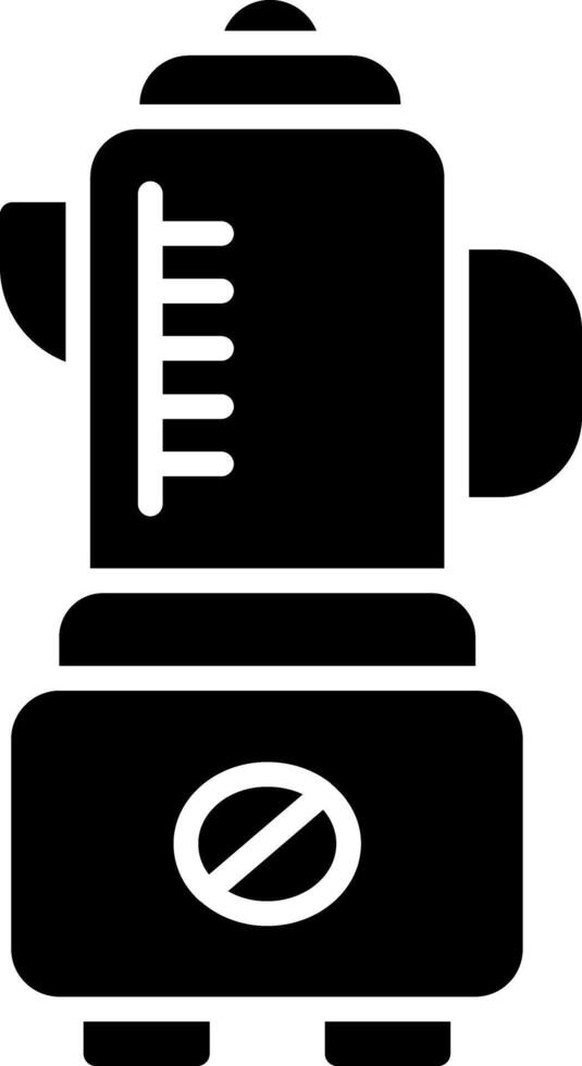 licuadora glifo icono diseño vector