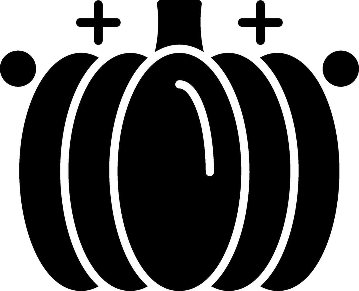 Pumpkin Glyph Icon Design vector