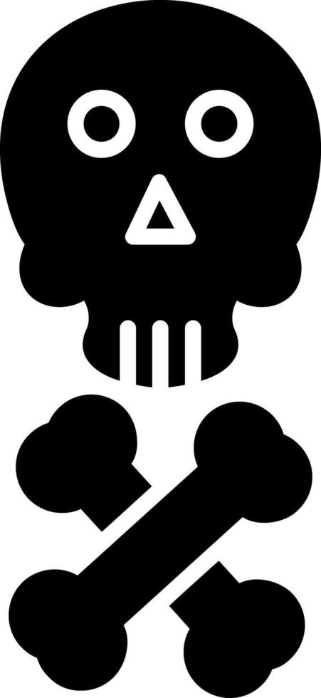 Death Glyph Icon Design vector