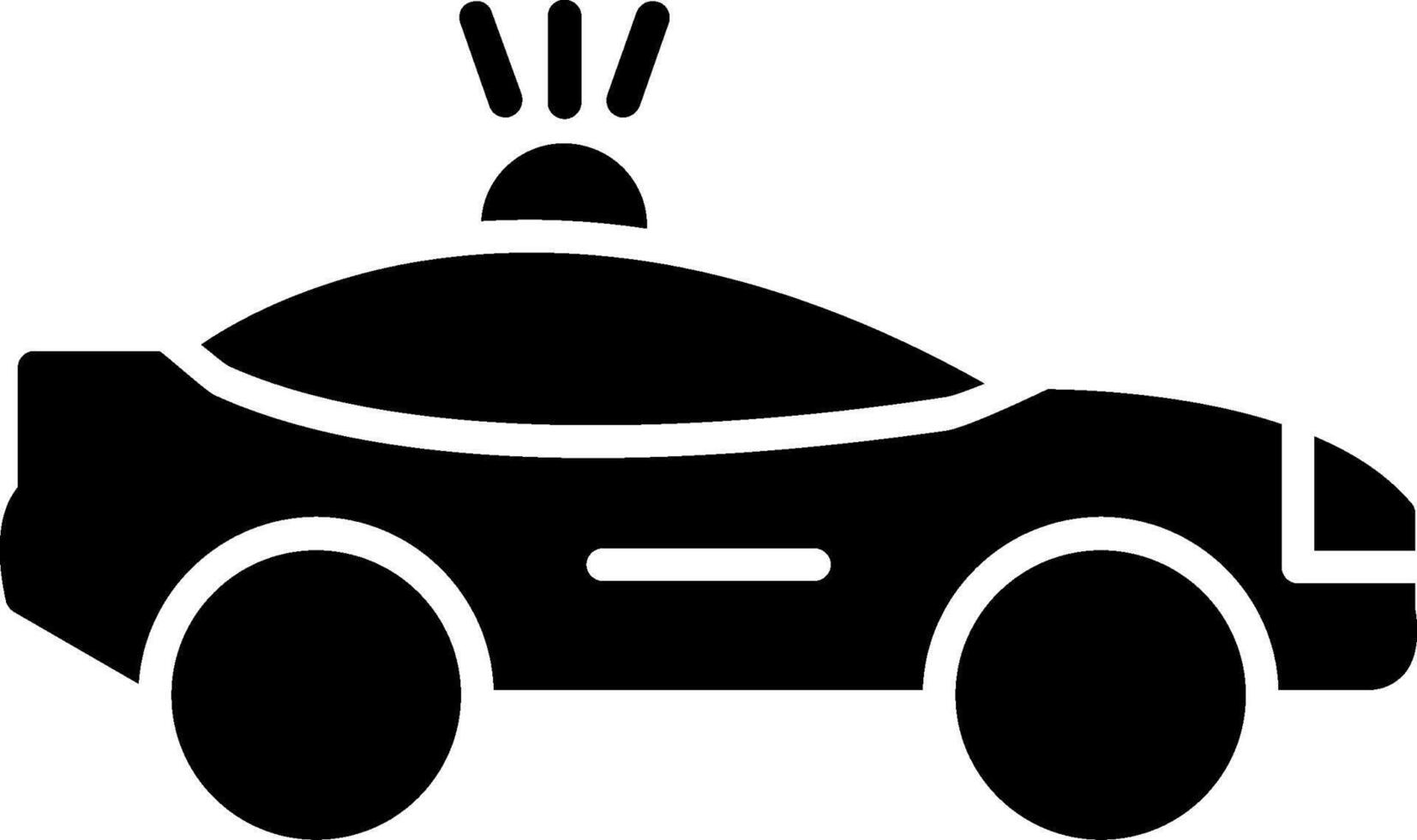 Car Glyph Icon Design vector