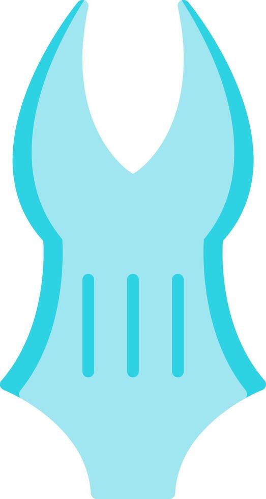 Swimming Suit Flat Icon Design vector