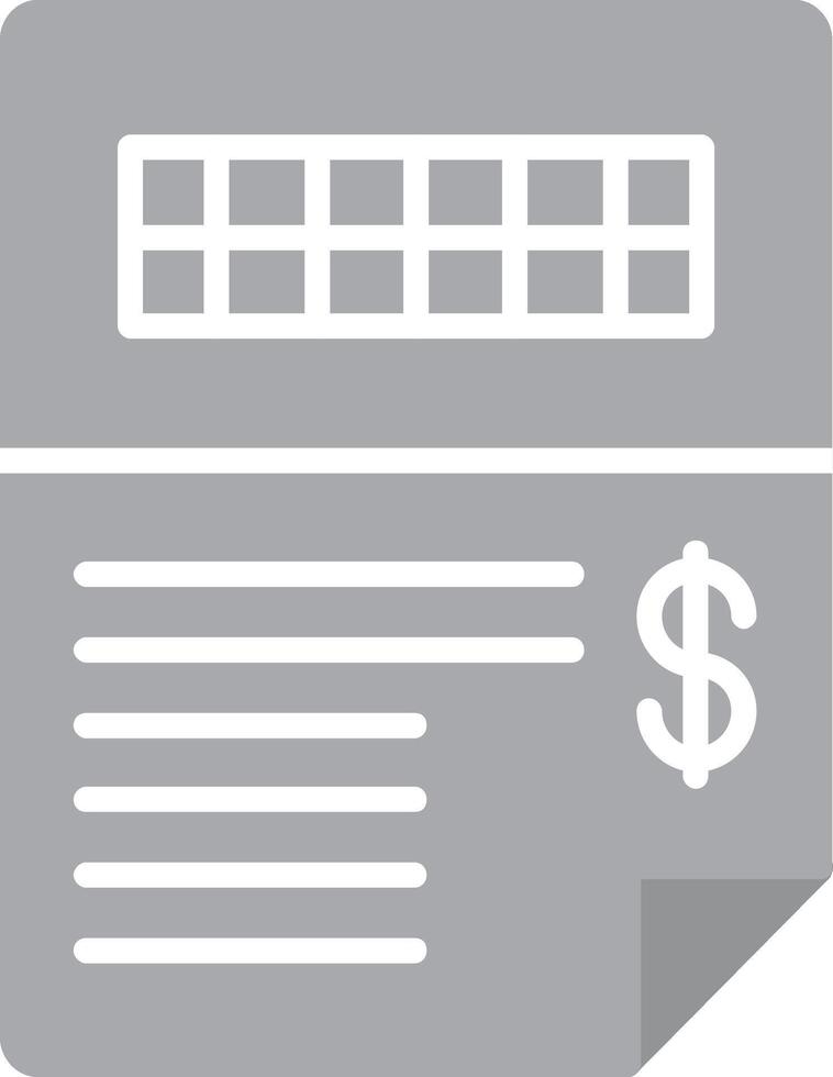 Invoice Flat Icon Design vector