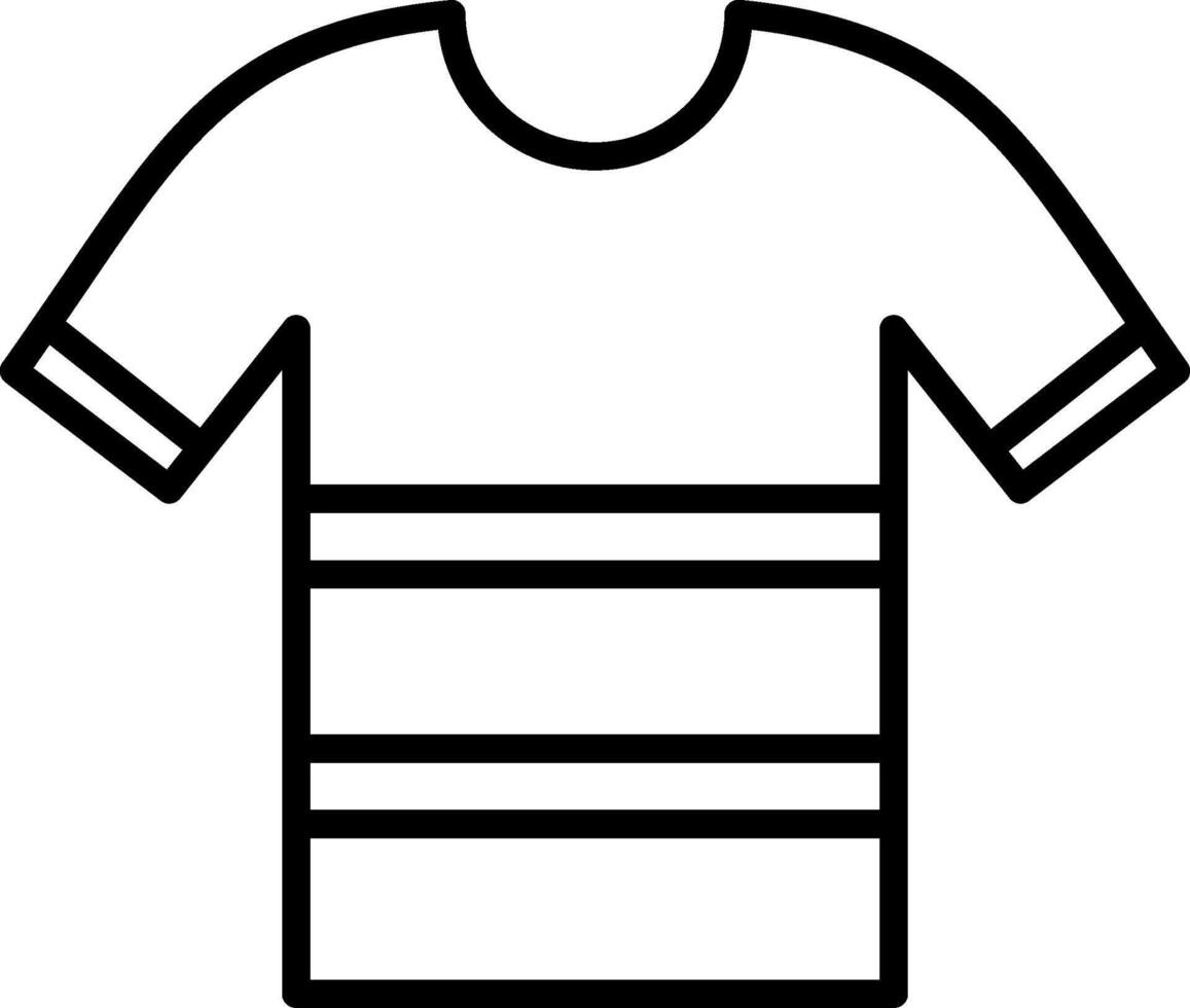 Shirt Line Icon Design vector